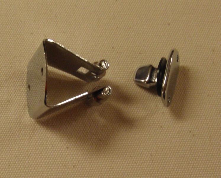 Dørholder forkrommet