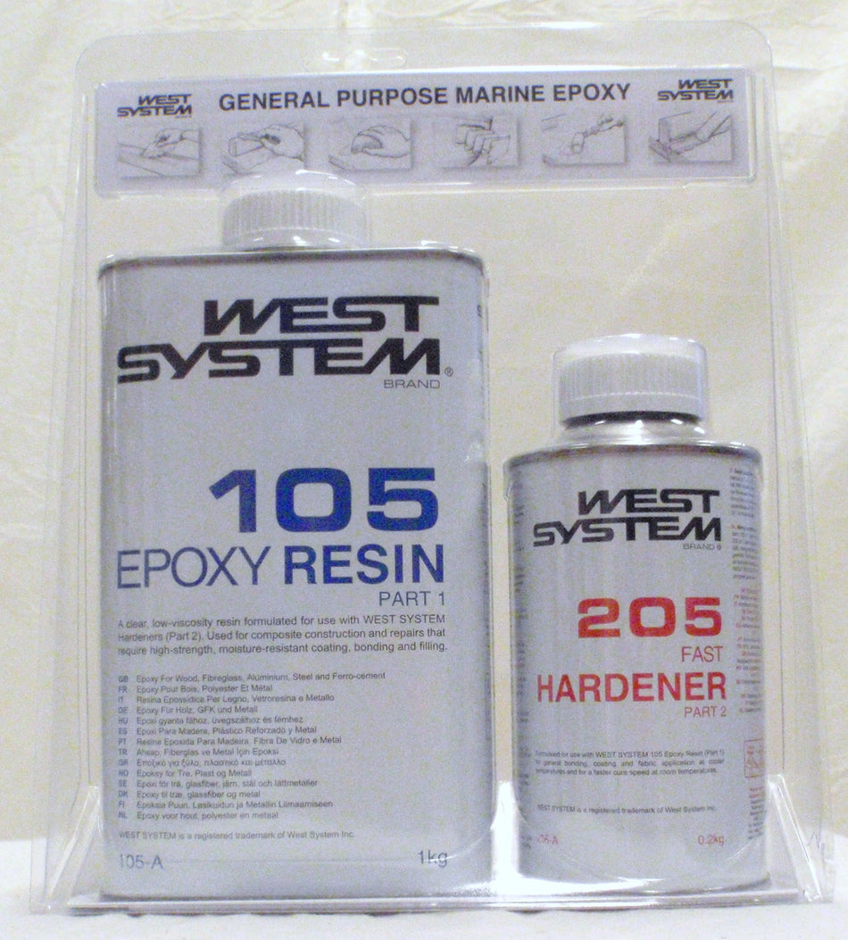 Lim epoxy pakke med herder