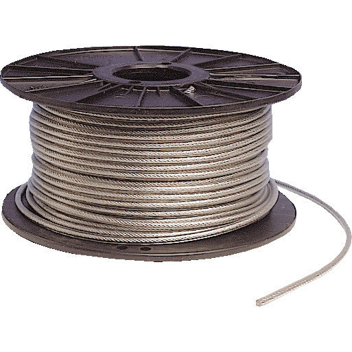 Styrewire plastbelagt