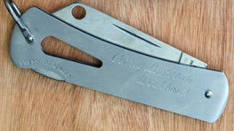 Riggekniv med og uten merlepren